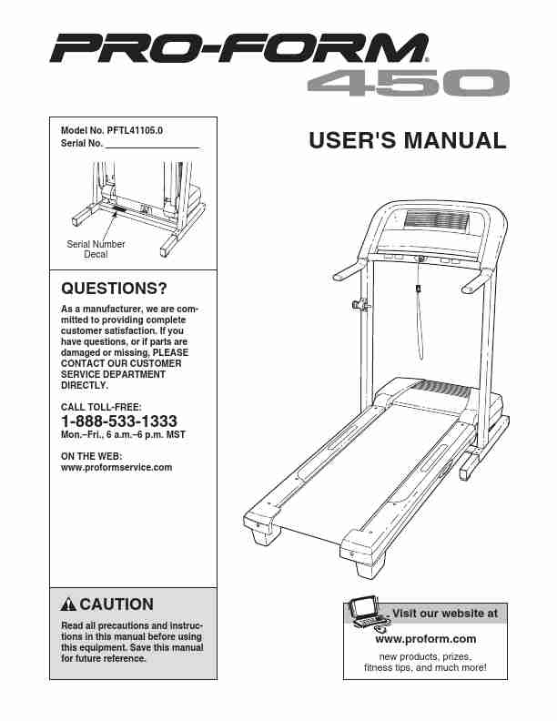ProForm Treadmill PFTL41105_0-page_pdf